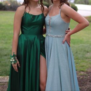Sherri Hill Green Prom Dress